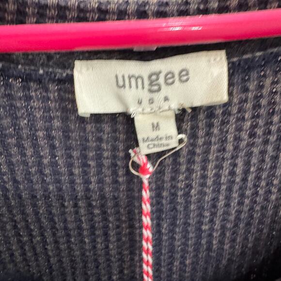 Umgee Waffle Short Sleeve Midi Dress Size Medium NWT - Picture 7 of 8